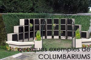 Les COLUMBARIUMS : quelques exemples de projets