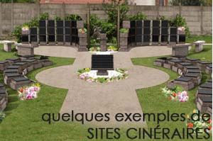 Les SITES CINÉRAIRES COMPLETS : quelques exemples de projets